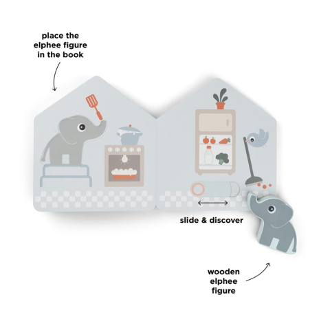 Carticica jucarie educativa Done by Deer Casa lui Elphee [3]