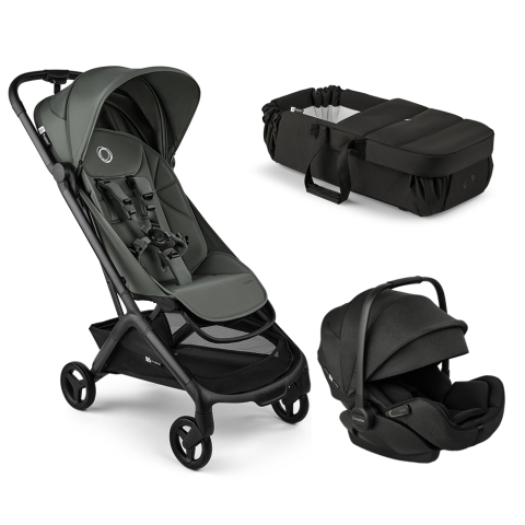 Carucioare si scaune auto - Carucior 3 in 1 pliabil avion Bugaboo Butterfly 2 Forest Green
