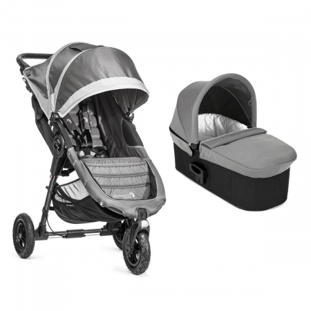 Carucior Baby Jogger City Mini GT Steel Gray Sand sistem 2 in 1 [0]