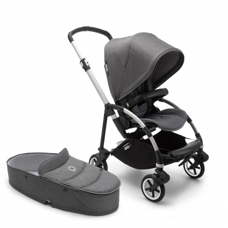 Carucior Bugaboo Bee 6 Aluminiu/Grey Melange sistem 2 in 1 [6]