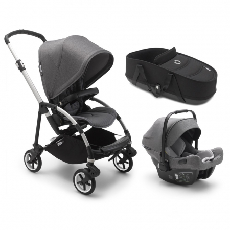Carucior Bugaboo Bee 6 Aluminiu/Grey Melange sistem 3 in 1 [0]