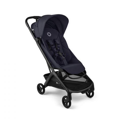 Carucioare copii - Carucior pliabil avion Bugaboo Butterfly 2 Black/Deep Indigo
