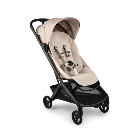 Carucioare copii - Carucior pliabil avion Bugaboo Butterfly 2 Black/Desert Taupe