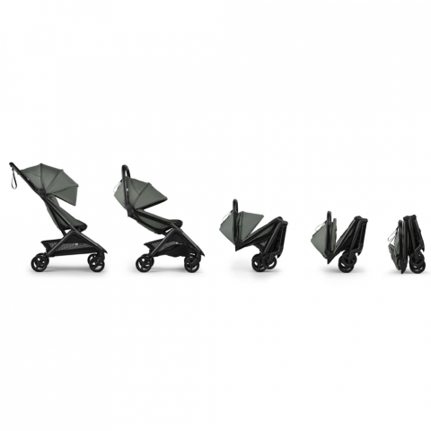 Carucior pliabil avion Bugaboo Butterfly 2 Black/Forest Green [4]