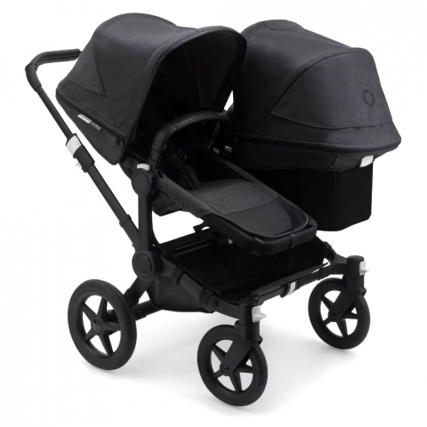 Carucior dublu Bugaboo Donkey 3 Duo Mineral Black/Washed Black [0]