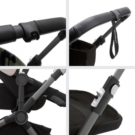 Carucior dublu Bugaboo Donkey 5 Duo Black/Forest Green [3]