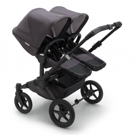 Carucior dublu Bugaboo Donkey 5 Duo Mineral Black/Washed Black [1]