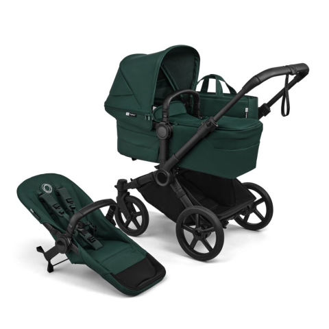 Carucioare copii - Carucior Bugaboo Donkey 6 Complete Black/Green