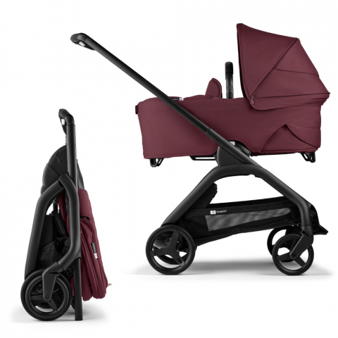 Carucior Bugaboo Dragonfly 3 in 1 Black/Dark Cherry [5]