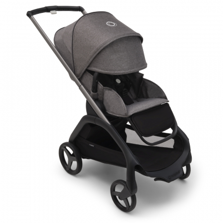 Carucior Bugaboo Dragonfly Graphite/Grey Melange-Resigilat [0]
