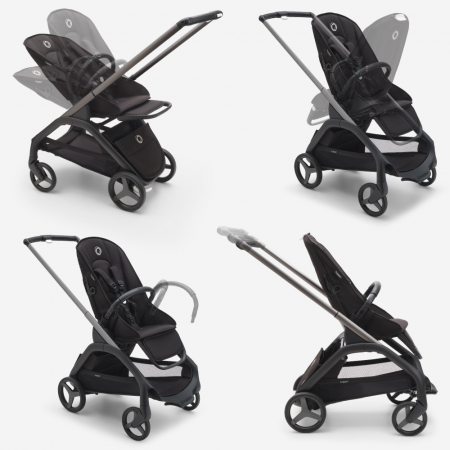 Carucior Bugaboo Dragonfly Graphite/Midnight Black/Skyline Blue [7]