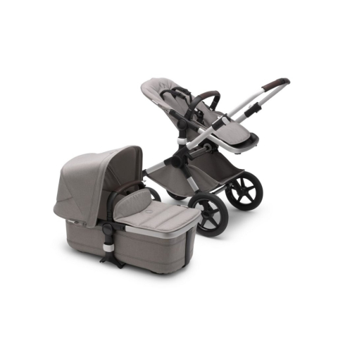 Carucioare copii - Carucior Bugaboo Fox 2 Aluminium/Light Grey 2 in 1