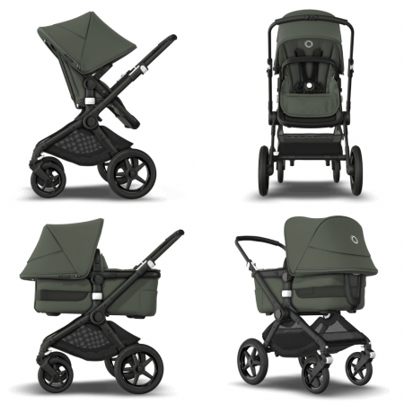 Carucior Bugaboo Fox 3 Black/Forest Green 2 in 1 [2]