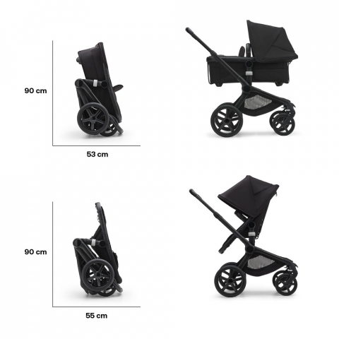 Carucior Bugaboo Fox 5 Black/Forest Green 3 in 1 [8]