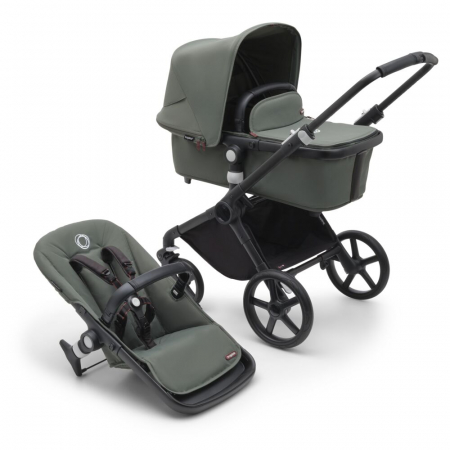 Carucior Bugaboo Fox Cub Black/Forest Green 2 in 1 [0]