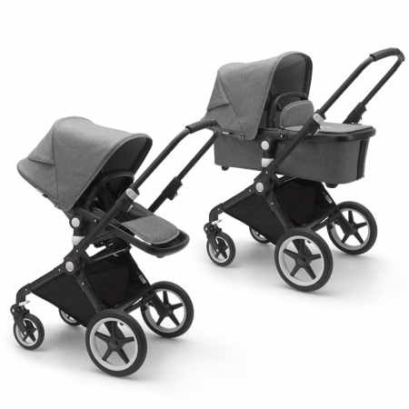 Carucior Bugaboo Lynx Black/Grey Melange 2 in 1 [0]
