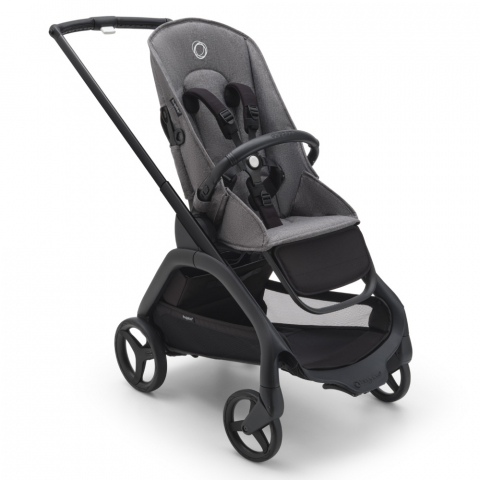 Carucioare copii - Carucior Bugaboo personalizat Dragonfly Black/Grey Melange