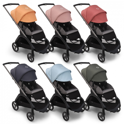 Carucior Bugaboo personalizat Dragonfly Graphite/Grey Melange [1]