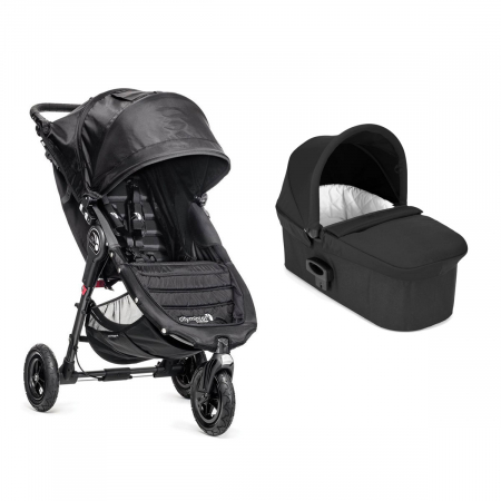 Carucioare copii - Carucior City Mini GT Black sistem 2 in 1