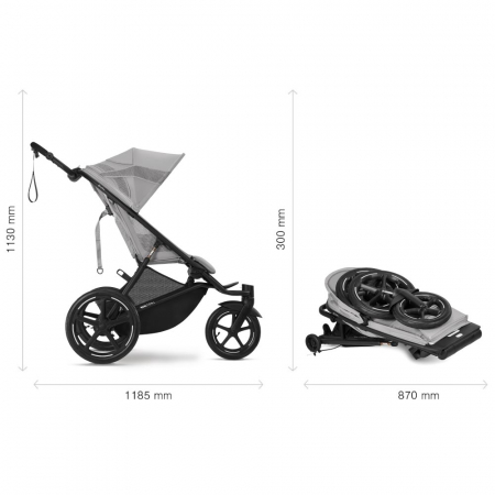 Carucior Cybex Avi Spin Black/Fog Grey [6]