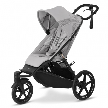 Carucioare copii - Carucior Cybex Avi Spin Black/Fog Grey