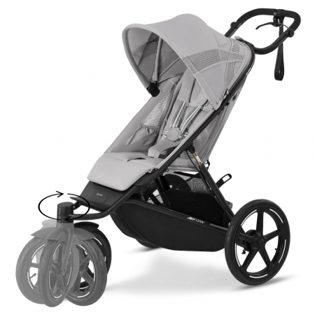Carucior Cybex Avi Spin Black/Fog Grey [1]