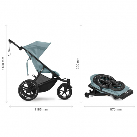 Carucior Cybex Avi Spin Black/Stormy Blue [6]