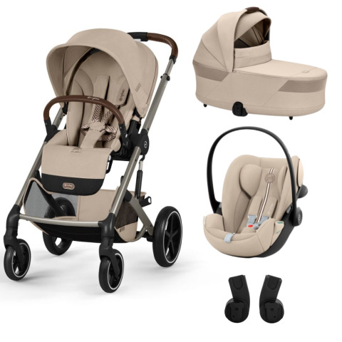 Carucioare Cybex Balios S Lux - Carucior Cybex Balios S Lux 3 in 1 Almond Beige 2026