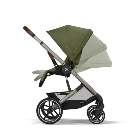 Carucior Cybex Balios S Lux 2 in 1 Taupe/Moss Green [4]