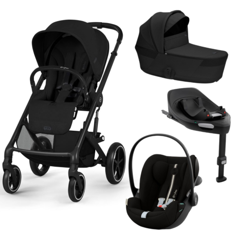 Carucioare Cybex Balios S Lux - Carucior Cybex Balios S Lux 4 in 1 Black/Moon Black 2026