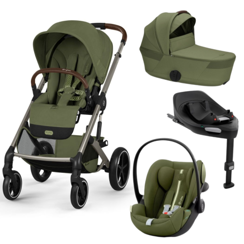 Carucioare Cybex Balios S Lux - Carucior Cybex Balios S Lux 4 in 1 Taupe/Moss Green 2026
