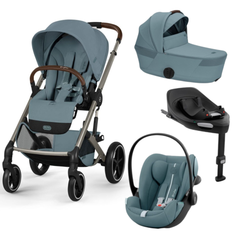 Carucioare Cybex Balios S Lux - Carucior Cybex Balios S Lux 4 in 1 Taupe/Stormy Blue 2026
