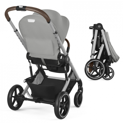 Pachet Black Friday Carucior Cybex Balios S Lux 3 in 1 Silver/Stone Grey cu Scoica Auto Cloud G i-Size Plus reclinabila [5]