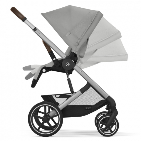 Pachet Black Friday Carucior Cybex Balios S Lux 3 in 1 Silver/Stone Grey cu Scoica Auto Cloud G i-Size Plus reclinabila [3]