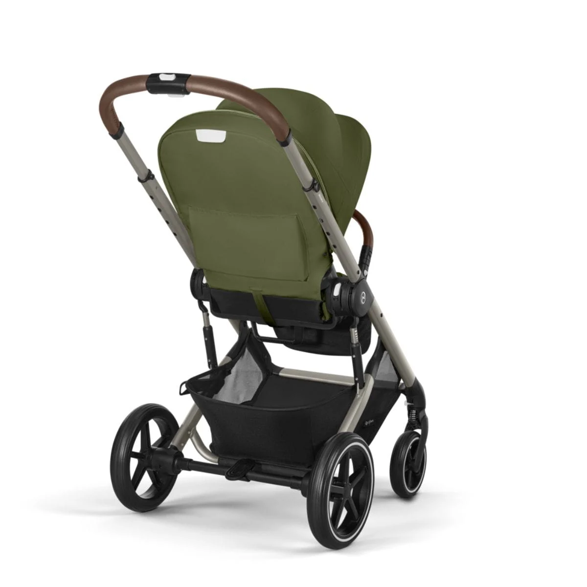 Carucior Cybex Balios S Lux 3 in 1 Taupe/Moss Green cu Scoica Auto Cloud G i-Size Plus reclinabila [4]