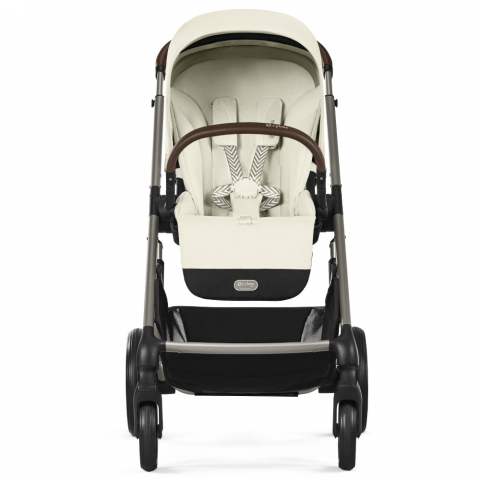 Carucior Cybex Balios S Lux 3 in 1 Taupe/Seashell Beige cu Scoica Auto Cloud G i-Size Plus reclinabila [1]