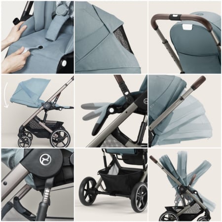 Carucior Cybex Balios S Lux Silver/Ocean Blue [6]