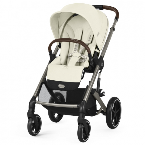 Carucioare copii - Carucior Cybex Balios S Lux Taupe/Seashell Beige-Resigilat