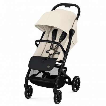 Carucioare copii - Carucior Cybex Beezy B Black/Canvas White