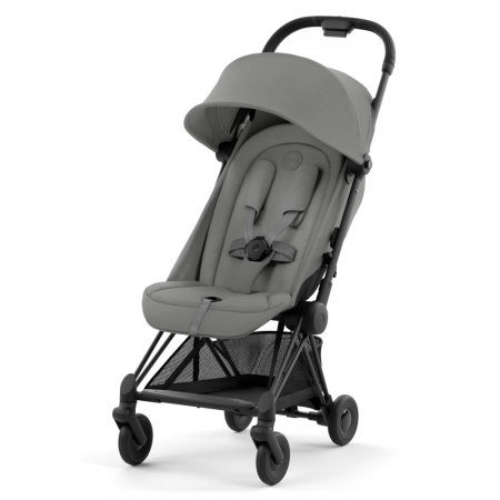 Carucioare copii - Carucior Cybex Coya Matt Black/Mirage Grey