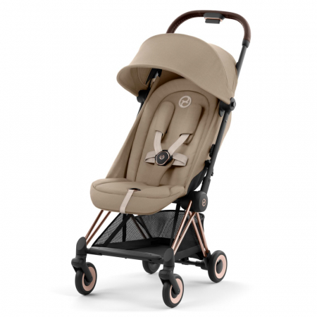 Carucioare copii - Carucior Cybex Coya Rosegold/Cozy Beige