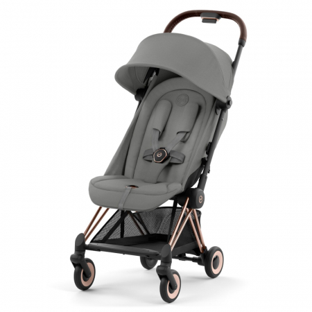 Carucioare copii - Carucior Cybex Coya Rosegold/Mirage Grey