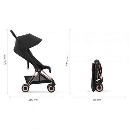 Carucior Cybex Coya Rosegold/Sepia Black [4]