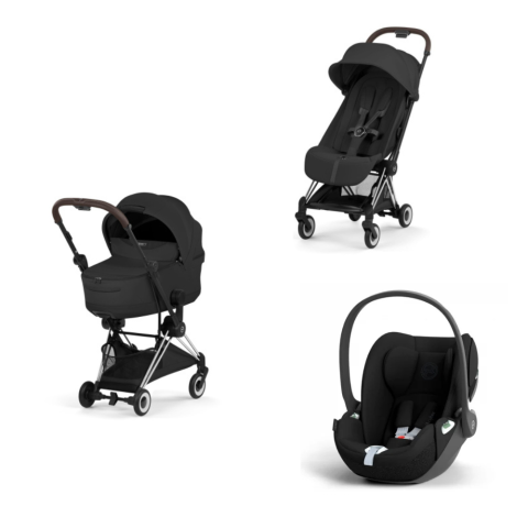 Carucioare si scaune auto - Carucior Cybex Coya Style/Chrome Sepia Black 3 in 1
