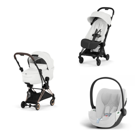 Carucioare si scaune auto - Carucior Cybex Coya Style Matt Black/Off White 3 in 1