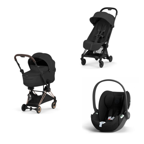 Carucioare si scaune auto - Carucior Cybex Coya Style Matt Black/Sepia Black 3 in 1