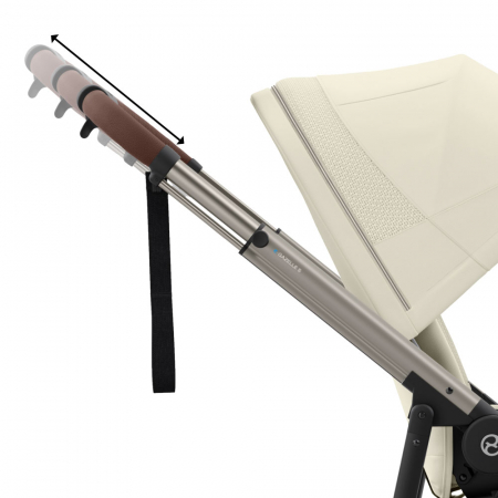 Carucior Cybex e-Gazelle S Seashell Beige [6]