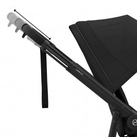 Carucior Cybex e-Gazelle S Moon Black [6]