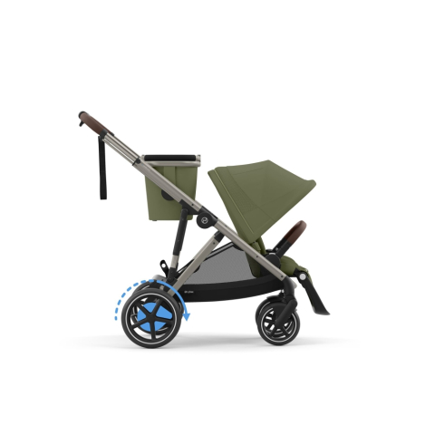 Carucioare copii - Carucior Cybex e-Gazelle S Moss Green