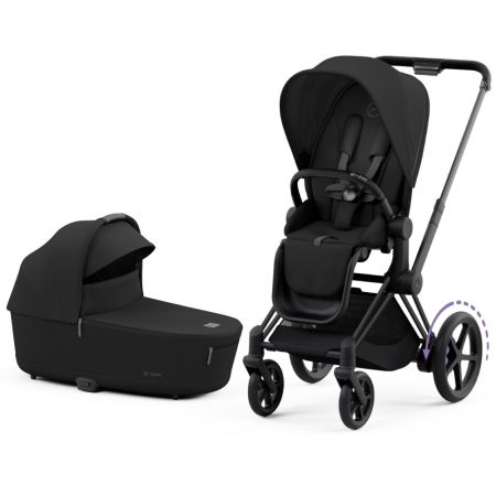 Carucioare copii - Carucior Cybex e-Priam 2 in 1 Sepia Black